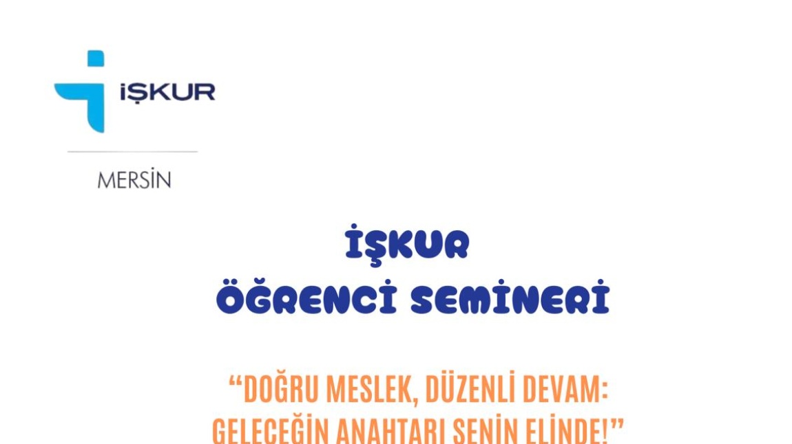 Doğru Meslek, Düzenli Devam: Geleceğin Anahtarı Senin Elinde
